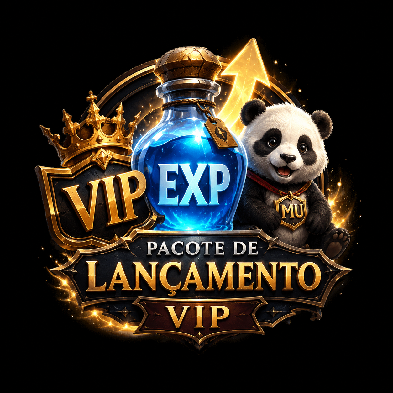 VIP + FULL BUFF EXP + PET PANDA + RING PANDA'